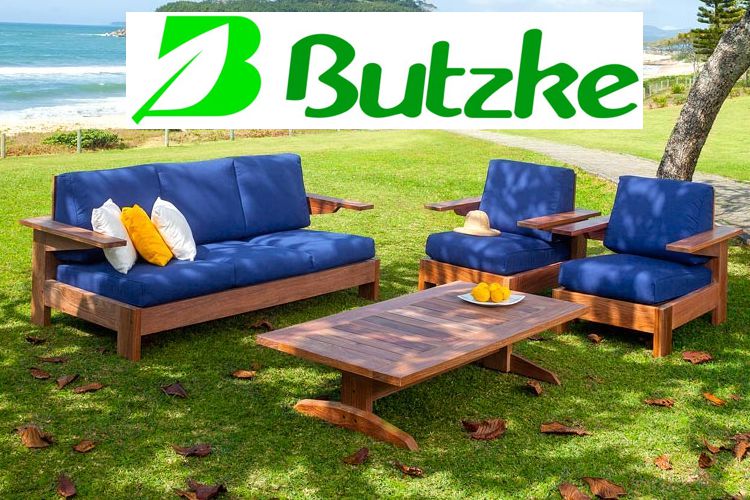 Muebles de madera de Ecualipto de la marca brasileña BUTZKE